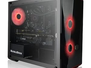 كمبيوتر الألعاب AVGPC Hellfire Series - AMD Ryzen 5 5600G 6-Core 3.90 GHz ، RTX 3050 8GB DDR6 ، 16GB 3200MHz DDR4 ، 500GB NVME M.2 SSD ، 240mm Liquid Cooler ، مراوح ARGB ، MasterBox 3.1 Lite TG Case ، Windows 10