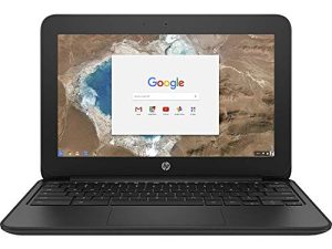 HP Chromebook ، Intel Celeron N3060 ، ذاكرة وصول عشوائي سعتها 4 غيغابايت ، ذاكرة eMMC سعة 16 غيغابايت مع نظام تشغيل Chrome (1FX82UT # ABA) (تم تجديده)