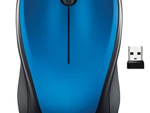 ماوس لاسلكي من لوجيتك M317 ، 2.4 جيجاهرتز مع مستقبل USB ، تتبع بصري 1000 نقطة في البوصة ، بطارية 12 شهرًا ، متوافق مع الكمبيوتر الشخصي ، ماك ، الكمبيوتر المحمول ، كروم بوك - أزرق