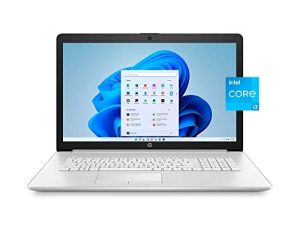 HP New 2022 17.3 "FHD IPS Display، 11th Gen Intel Core i3-1115G4، Windows 11 Home، 8GB RAM، 256GB SSD، Wi-Fi 5، Bluetooth، HDMI، Webcam