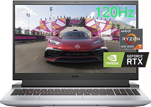 Dell G15 15.6 "FHD 120Hz Gaming Laptop، AMD Ryzen7 5800H (8-core، Up to 4.4 GHz)، NVIDIA GeForce RTX 3050 Ti، 32GB 3200MHz RAM، 1TB PCIe SSD، لوحة مفاتيح بإضاءة خلفية، HDMI، WiFi 6، Win 11، رمادي Dell G15 15.6 "FHD 120Hz Gaming Laptop، AMD Ryzen7 5800H (8-core، Up to 4.4 GHz)، NVIDIA GeForce RTX 3050 Ti، 32GB 3200MHz RAM، 1TB PCIe SSD، لوحة مفاتيح بإضاءة خلفية، HDMI، WiFi 6، Win 11، رمادي
