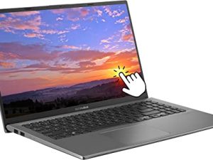 ASUS 2022 Vivobook 15.6 "FHD Touchscreen Thin Laptop، Intel Core i3-1115G4 (Up to 3.9Ghz)، 12GB RAM، 512GB PCIE SSD، HDMI، WiFi 5، Windows 10S، Gray + 3in1 الملحقات