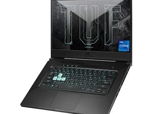 ASUS TUF Dash 15 (2021) لاب توب ألعاب نحيف للغاية ، 15.6 "144 هرتز FHD ، GeForce RTX 3050 Ti ، Intel Core i7-11370H ، 8 جيجا DDR4 ، 512 جيجا بايت PCIe NVMe SSD ، Wi-Fi 6 ، Windows 10 ، Eclipse Grey Color ، TUF516PE- AB73