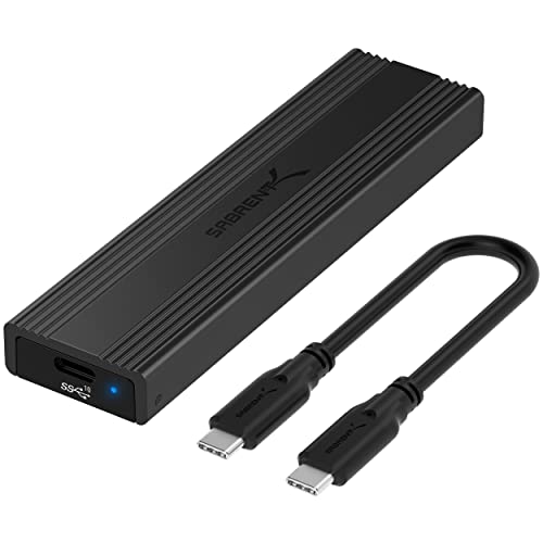 حاوية SABRENT USB 3.2 Type-C الخالية من الأدوات لمحركات M.2 PCIe NVMe و SATA SSD (EC-SNVE) حاوية SABRENT USB 3.2 Type-C الخالية من الأدوات لمحركات M.2 PCIe NVMe و SATA SSD (EC-SNVE)