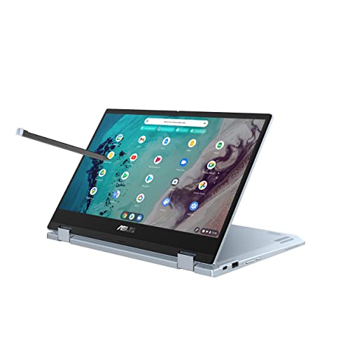 ASUS Chromebook Flip CX3 ، شاشة لمس 14 بوصة FHD NanoEdge ، معالج Intel Core i3-1110G4 ، 128 جيجابايت SSD ، 8 جيجابايت رام ، قلم مرقم ، لوحة مفاتيح بإضاءة خلفية ، Wi-Fi 6 ، Chrome OS ، AI Blue ، CX3400FMA-DH388T-S ASUS Chromebook Flip CX3 ، شاشة لمس 14 بوصة FHD NanoEdge ، معالج Intel Core i3-1110G4 ، 128 جيجابايت SSD ، 8 جيجابايت رام ، قلم مرقم ، لوحة مفاتيح بإضاءة خلفية ، Wi-Fi 6 ، Chrome OS ، AI Blue ، CX3400FMA-DH388T-S