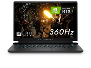 لاب توب الألعاب Alienware M15 R6 - شاشة 15.6 بوصة FHD (1920 × 1080) 1 مللي ثانية 360 هرتز ، إنتل كور i7-11800H ، 32 جيجا بايت DDR4 رام ، 1 تيرا بايت SSD ، NVIDIA RTX 3070 8 جيجا بايت جرافيكس ، Windows 11 Home - أسود