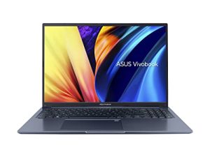 كمبيوتر محمول ASUS VivoBook 16X ، شاشة WUXGA مقاس 16 بوصة (1920 × 1200) 16:10 ، وحدة معالجة مركزية AMD Ryzen 5 5600H ، بطاقة رسومات AMD Radeon Vega 7 ، ذاكرة وصول عشوائي 16 جيجابايت ، SSD 512 جيجابايت ، مستشعر بصمات الأصابع ، Windows 11 Home ، أزرق هادئ ، M1603QA-ES54