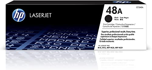 خرطوشة مسحوق حبر أسود أصلية HP 48A | تعمل مع HP LaserJet Pro M15 وسلسلة M16 وسلسلة HP LaserJet Pro MFP M28 و M29 | CF248A خرطوشة مسحوق حبر أسود أصلية HP 48A | تعمل مع HP LaserJet Pro M15 وسلسلة M16 وسلسلة HP LaserJet Pro MFP M28 و M29 | CF248A