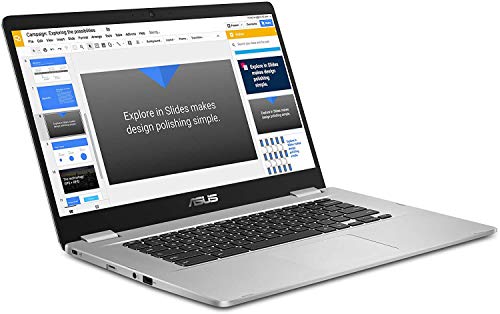 ASUS Chromebook C523NA-DH02 شاشة عالية الدقة مقاس 15.6 بوصة بتقنية NanoEdge ، 180 درجة ، معالج Intel ثنائي النواة سيليرون ، ذاكرة وصول عشوائي سعتها 4 جيجابايت ، سعة تخزين eMMC سعة 32 جيجابايت ، لون فضي (متجدد) ASUS Chromebook C523NA-DH02 شاشة عالية الدقة مقاس 15.6 بوصة بتقنية NanoEdge ، 180 درجة ، معالج Intel ثنائي النواة سيليرون ، ذاكرة وصول عشوائي سعتها 4 جيجابايت ، سعة تخزين eMMC سعة 32 جيجابايت ، لون فضي (متجدد)