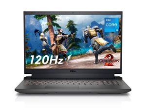 لاب توب ديل G15 5520 للألعاب - شاشة 15.6 بوصة فل اتش دي 120 هرتز ، كور i5-12500H ، 8 جيجا DDR5 رام ، 512 جيجا اس اس دي ، انفيديا ار تي اكس 3050 4 جيجا جي دي دي ار 6 ، انتل واي فاي 6 ، ويندوز 11 هوم - دارك شادو جراي