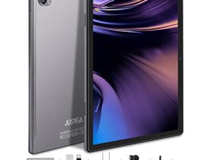 تابلت JUSYEA 10 بوصة Android 11 Tablets J10 Tablet 4GB RAM ، 64GB ROM قابل للتوسيع 128GB ، 2.0GHz ثماني النواة - بطارية 8000mAh ، 5G + 2.4G Wi-Fi ، Bluetooth 5.0 ، جسم معدني مع حافظة + قلم - رمادي