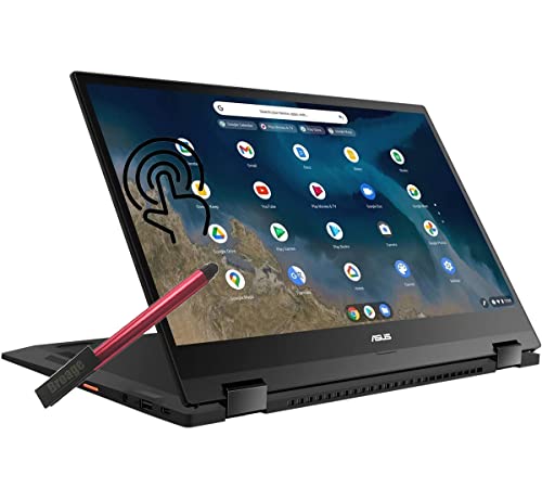ASUS ChromeBook Flip 15.6 "FHD 2-in-1 Touchscreen Laptop، Quad-Core AMD Ryzen 5 3500C (Beat i5-8250U)، 8GB DDR4 RAM، 128GB PCIe SSD، WiFi، BT 5.0، Backlit KB، Chrome OS، broag 64GB Flash قيادة ASUS ChromeBook Flip 15.6 "FHD 2-in-1 Touchscreen Laptop، Quad-Core AMD Ryzen 5 3500C (Beat i5-8250U)، 8GB DDR4 RAM، 128GB PCIe SSD، WiFi، BT 5.0، Backlit KB، Chrome OS، broag 64GB Flash قيادة