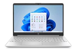 HP لاب توب 15.6 بوصة مع Windows Home in S Mode - معالج Intel Core i3 11th Gen - 8GB RAM Memory - 256GB SSD Storage - Silver (15-dy2035)