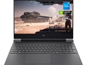 HP Newest Victus 15.6 "FHD 144 Hz Gaming Laptop، Intel Core i5-12450H Processor، NVIDIA GeForce GTX 1650، 16GB RAM، 1TB SSD، HDMI، SD Card Reader، Backlit Keyboard، Wi-Fi 6، Windwos 11 Home