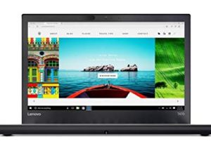Lenovo Thinkpad T470s 14 FHD Display Intel Core i7-6600U 2.6 جيجا هرتز 8 جيجا بايت DDR4 RAM ، 256 جيجا بايت SSD ، كاميرا ويب ، HDMI ، 802.11AC ، Windows 10 Pro (تم تجديده)