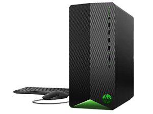 كمبيوتر سطح المكتب HP Pavilion للألعاب - معالج AMD 6-Core Ryzen 5 5600G ، AMD Radeon RX5500 ، ذاكرة وصول عشوائي 8 جيجا بايت ، 256 جيجا بايت PCIe NVMe SSD ، ويندوز 10 هوم