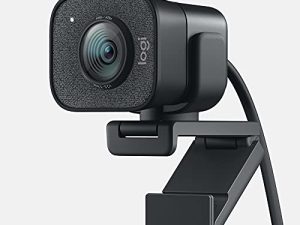 Logitech for Creators StreamCam Premium Webcam للبث وإنشاء المحتوى ، Full HD 1080p 60 fps ، عدسة زجاجية ممتازة ، تركيز تلقائي ذكي ، للكمبيوتر الشخصي / Mac - جرافيت