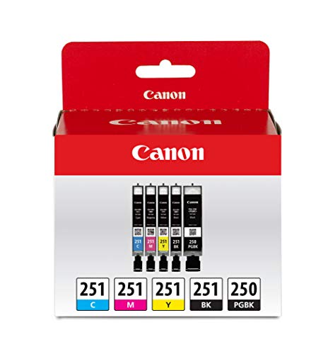 Canon PGI-250 / CLI-251 5 Color Amazon Pack Canon PGI-250 / CLI-251 5 Color Amazon Pack