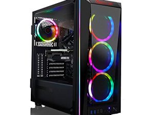 مجموعة CLX لسطح المكتب للألعاب - معالج Intel Core i9 10900KF سائل تبريد بسرعة 3.7 جيجاهرتز وذاكرة DDR4 سعة 32 جيجابايت ورسومات GeForce RTX 3060 Ti 8 جيجابايت GDDR6 و 960 جيجابايت SSD و 4 تيرابايت HDD و WiFi و Windows 11 Home 64 بت أسود