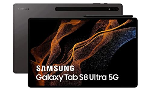 سامسونج جالاكسي تاب S8 الترا | Super AMOLED ، 120 هرتز ، شاشة HDR10 + 14.6 بوصة | 128 جيجابايت 8 جيجابايت رام | جرافيت سامسونج جالاكسي تاب S8 الترا | Super AMOLED ، 120 هرتز ، شاشة HDR10 + 14.6 بوصة | 128 جيجابايت 8 جيجابايت رام | جرافيت
