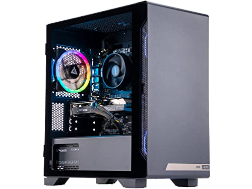ZOTAC Gaming MEK Hero G1 A5636 كمبيوتر سطح المكتب للألعاب AMD Ryzen 5 5600X ، GeForce RTX 3060 8GB ، 16GB 3200MHz DDR4 ، 500GB M.2 NVMe SSD + 1 تيرابايت 7200 RPM HDD ، WiFi + Bluetooth RGB - GH3060A5600X01BA-U-W2B ZOTAC Gaming MEK Hero G1 A5636 كمبيوتر سطح المكتب للألعاب AMD Ryzen 5 5600X ، GeForce RTX 3060 8GB ، 16GB 3200MHz DDR4 ، 500GB M.2 NVMe SSD + 1 تيرابايت 7200 RPM HDD ، WiFi + Bluetooth RGB - GH3060A5600X01BA-U-W2B