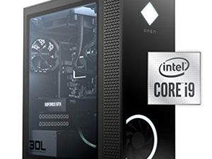 OMEN - GT13-0090 30L كمبيوتر سطح المكتب للألعاب ، بطاقة رسومات NVIDIA GeForce RTX 3090 ، معالج Intel Core i9-10850K من الجيل العاشر ، ذاكرة وصول عشوائي 32 جيجا بايت ، 1 تيرابايت SSD ، Windows 10 Home (GT13-0090 ، 2020) Shadow black