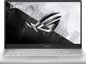 Asus ROG Zephyrus G14 VR Ready Gaming Laptop، 14 "144Hz Full HD IPS Display، 8 Cores AMD Ryzen 9 5900HS، NVIDIA GeForce RTX 3060، Moonlight White-Tikbot Accessories (16GB RAM | 1TB PCIe SSD)