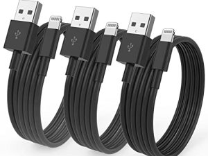 3 عبوات [معتمد من Apple MFi] شاحن iPhone بطول 6 أقدام وكابل Lightning إلى USB بطول 6 أقدام وكابل شحن Apple سريع 6 أقدام لهاتف iPhone 14/14 Max / 13Pro Max / 12 Mini / 11Pro / 11 / XS / XR / 8/7 / 6s / iPad ، Air Original