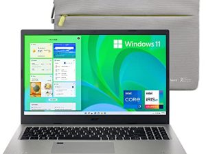 Acer Aspire Vero AV15-51-7617 Green PC | 15.6 "FHD IPS 100٪ sRGB-Display | الجيل الحادي عشر من Intel Core i7-1195G7 | Intel Iris Xe Graphics | 16 جيجا بايت DDR4 | 512 جيجا بايت NVMe SSD | Wi-Fi 6 | مواد PCR | Vero-Sleeve