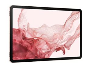 Samsung Galaxy Tab S8 11 "128GB WiFi 6E Android Tablet مع شاشة LCD كبيرة ، بطارية تدوم طويلاً ، S Pen مضمن ، كاميرا فائقة الاتساع ، إصدار أمريكي ، ذهبي وردي