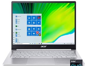 لاب توب Acer Swift 3 Intel Evo رفيع وخفيف الوزن ، 13.5 "2256 x 1504 IPS ، Intel Core i7-1165G7 ، رسومات Intel Iris Xe ، 8GB LPDDR4X ، 512GB NVMe SSD ، Wi-Fi 6 ، قارئ بصمات الأصابع ، قاعدة بيانات خلفية مضاءة ، SF313- 53-78UG