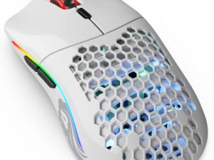 ماوس الألعاب Glorious PC Gaming Race Model O - أبيض ، لامع