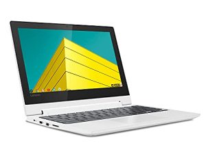 لاب توب لينوفو كروم بوك فليكس 3 11 بوصة ، شاشة عرض IPS عالية الدقة مقاس 11.6 بوصة ، ميديا تيك MT8173C ، ذاكرة وصول عشوائي 4 جيجابايت ، سعة تخزين 64 جيجابايت ، نظام تشغيل كروم ، أبيض بليزارد