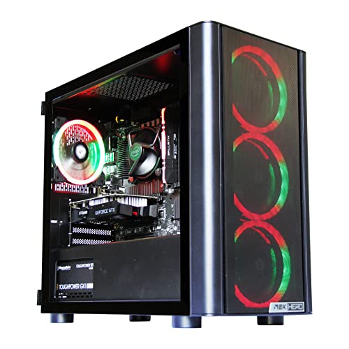 ZOTAC Gaming MEK Hero G1 I1416FV كمبيوتر سطح المكتب للألعاب Intel 11th Gen Core i5 11400F، GeForce GTX 1650 4GB، 8GB 3200 MHz DDR4، 500GB M.2 NVMe SSD، WiFi + Bluetooth، RGB - GH1650I1400F01BA-U-W11 ZOTAC Gaming MEK Hero G1 I1416FV كمبيوتر سطح المكتب للألعاب Intel 11th Gen Core i5 11400F، GeForce GTX 1650 4GB، 8GB 3200 MHz DDR4، 500GB M.2 NVMe SSD، WiFi + Bluetooth، RGB - GH1650I1400F01BA-U-W11