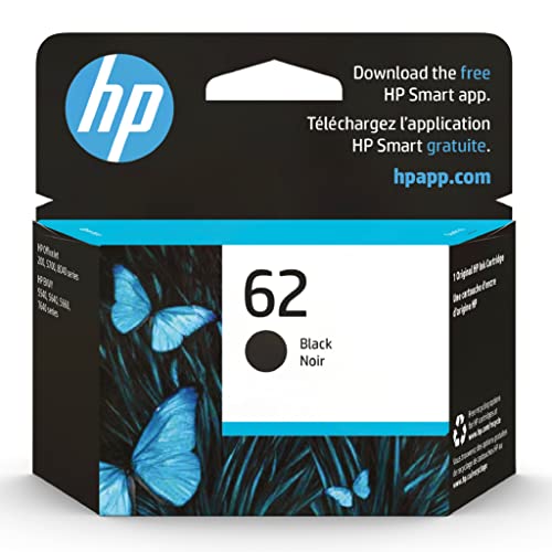 خرطوشة حبر أسود أصلية HP 62 | يعمل مع HP ENVY 5540 و 5640 و 5660 و 7640 Series و HP OfficeJet 5740 و 8040 Series و HP OfficeJet Mobile 200 و 250 Series | مؤهل للحبر الفوري | C2P04AN خرطوشة حبر أسود أصلية HP 62 | يعمل مع HP ENVY 5540 و 5640 و 5660 و 7640 Series و HP OfficeJet 5740 و 8040 Series و HP OfficeJet Mobile 200 و 250 Series | مؤهل للحبر الفوري | C2P04AN