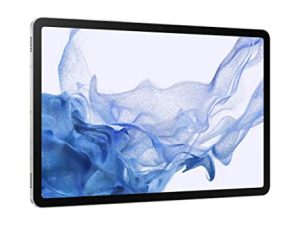 Samsung Galaxy Tab S8 Android Tablet ، شاشة LCD مقاس 11 بوصة ، سعة تخزين 128 جيجابايت ، Qualcomm Snapdragon ، مضمن S Pen ، بطارية تدوم طوال اليوم كاميرا فائقة الاتساع ، DeX Productivity ، فضي