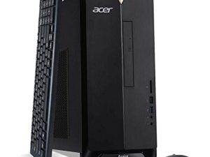 كمبيوتر مكتبي Acer Aspire TC-895-UA92 ، معالج Intel Core i5-10400 سداسي النواة من الجيل العاشر ، 12 جيجابايت 2666 ميجاهرتز DDR4 ، 512 جيجابايت NVMe M.2 SSD ، 8X DVD ، 802.11ax Wi-Fi 6 ، USB 3.2 Type C ، Windows 10 Home
