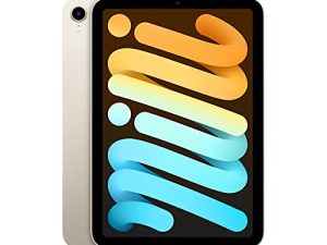 2021 Apple iPad Mini 6 (8.3 بوصة ، Wi-Fi ، 64 جيجابايت) Starlight (مجدد)