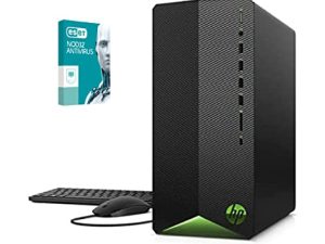 أحدث كمبيوتر مكتبي 2021 HP Pavilion للألعاب ، معالج AMD 6-Core Ryzen 5600G ، AMD Radeon RX 5500 ، ذاكرة وصول عشوائي 16 جيجابايت ، 256 جيجابايت PCIe NVMe SSD + 1 تيرابايت HDD ، ماوس ولوحة مفاتيح ، Wins10 Home مع Nod32 Antivirus