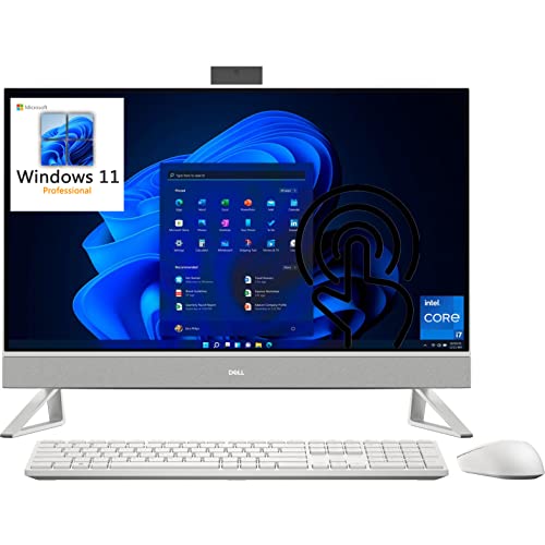 Dell 2023 Inspiron 27 7710 AIO 27 "FHD Touchscreen All-in-One كمبيوتر مكتبي للأعمال ، الجيل الثاني عشر Intel 10-Core i7-1255U ، 32 جيجابايت DDR4 RAM ، 2 تيرابايت PCIe SSD + 1 تيرابايت HDD ، GeForce MX550 2GB ، Windows 11 Pro Dell 2023 Inspiron 27 7710 AIO 27 "FHD Touchscreen All-in-One كمبيوتر مكتبي للأعمال ، الجيل الثاني عشر Intel 10-Core i7-1255U ، 32 جيجابايت DDR4 RAM ، 2 تيرابايت PCIe SSD + 1 تيرابايت HDD ، GeForce MX550 2GB ، Windows 11 Pro