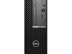 جهاز كمبيوتر Dell OptiPlex 7000 المكتبي - Intel Core i7 12th Gen i7-12700 Dodeca-core (12 Core) 2.10 جيجاهرتز - 32 جيجا بايت رام DDR4 SDRAM - 512 جيجا بايت M.2 PCI Express NVMe 3.0 x4 SSD - تصميم صغير الحجم - أسود