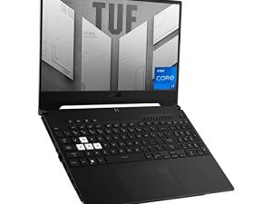 ASUS TUF Dash 15 (2022) كمبيوتر محمول للألعاب ، شاشة 15.6 بوصة 144 هرتز FHD ، Intel Core i7-12650H ، GeForce RTX 3060 ، 16 جيجا DDR5 ، 512 جيجا بايت SSD ، Thunderbolt 4 ، Thunderbolt 4 ، Windows 11 Home ، أوف بلاك ، FX517ZM-AS73