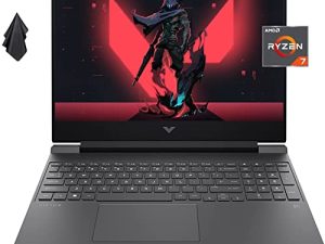 كمبيوتر محمول HP Victus للألعاب ، معالج AMD Ryzen 7 5800H ، GeForce RTX 3050 Ti ، شاشة 15.6 بوصة FHD 144 هرتز IPS ، كاميرا ويب ، WiFi 6 ، HDMI ، Bluetooth ، لوحة لمس موسعة ، Windows 11 ، فضي (32 جيجابايت رام | 1 تيرابايت SSD)
