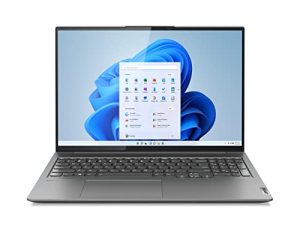 Lenovo Slim 7i - 2022 - لاب توب نحيف وخفيف الوزن - Windows 11 Home - شاشة 16 بوصة - ذاكرة 16 جيجا - سعة تخزين 1 تيرا - Intel i7 الجيل الثاني عشر - رمادي ستورم