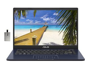 كمبيوتر محمول 2022 ASUS 14 بوصة عالي الدقة ، معالج Intel Celeron N4020 ، ذاكرة وصول عشوائي سعة 4 جيجابايت ، ذاكرة فلاش eMMC سعة 128 جيجابايت ، بطاقة رسومات Intel HD Graphics 500 ، كاميرا ويب عالية الدقة ، Windows 11 Home ، Star Black ، بطاقة SnowBell USB بسعة 32 جيجابايت