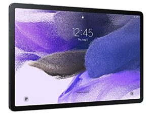 Samsung Galaxy Tab S7 FE 2021 Android Tablet 12.4 "شاشة واي فاي 64 جيجابايت S Pen متضمن بطارية طويلة الأمد أداء قوي ، أسود غامض (متجدد)
