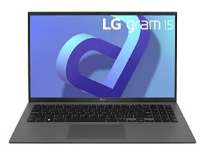 LG gram (2022) لاب توب 15Z90Q شاشة لمس 15.6 بوصة ، انتل الجيل الثاني عشر كور i7 ، 16 جيجا رام ، 512 جيجا اس اس دي ، ويندوز 11 ، رمادي