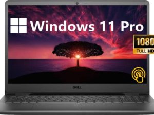 Dell Inspiron 3501 15.6 '' FHD Touchscreen Laptop، Intel Core i5-1135G7 Processor، Windows 11 Pro، 16GB RAM، 1TB HDD، Webcam، Wi-Fi، Bluetooth، HDMI، أسود