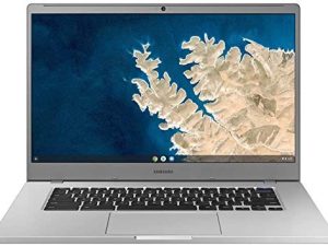 Samsung XE350XBA-K05US Chromebook 4 + Chrome OS 15.6 "Full HD Intel Celeron Processor N4000 4GB RAM 128GB SSD، Platinum Titan