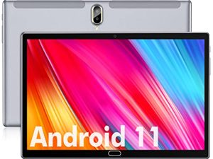 الكمبيوتر اللوحي 10 بوصة Android 11 Tablet 2023 آخر تحديث 4G الهاتف اللوحي 64 جيجا بايت + 4 جيجا بايت معالج ثماني النواة ، كاميرا 13 ميجا بكسل ، فتحة لبطاقة SIM المزدوجة ، دعم توسيع 128 جيجا ، نظام تحديد المواقع ، واي فاي ، بلوتوث ، 1080 بكسل عالي الدقة (رمادي)